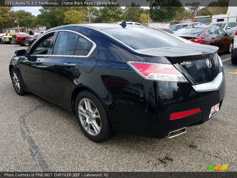 Crystal Black Pearl / Ebony Black 2011 Acura TL 3.5 Technology