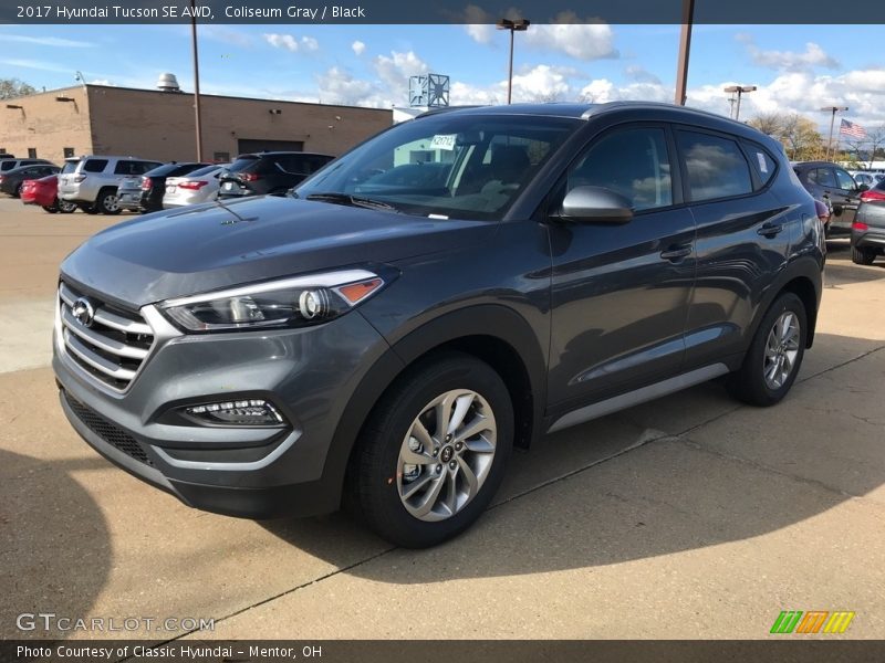 Coliseum Gray / Black 2017 Hyundai Tucson SE AWD