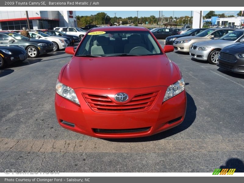 Barcelona Red Metallic / Ash 2009 Toyota Camry SE