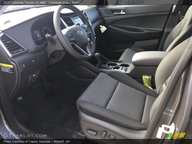 Coliseum Gray / Black 2017 Hyundai Tucson SE AWD