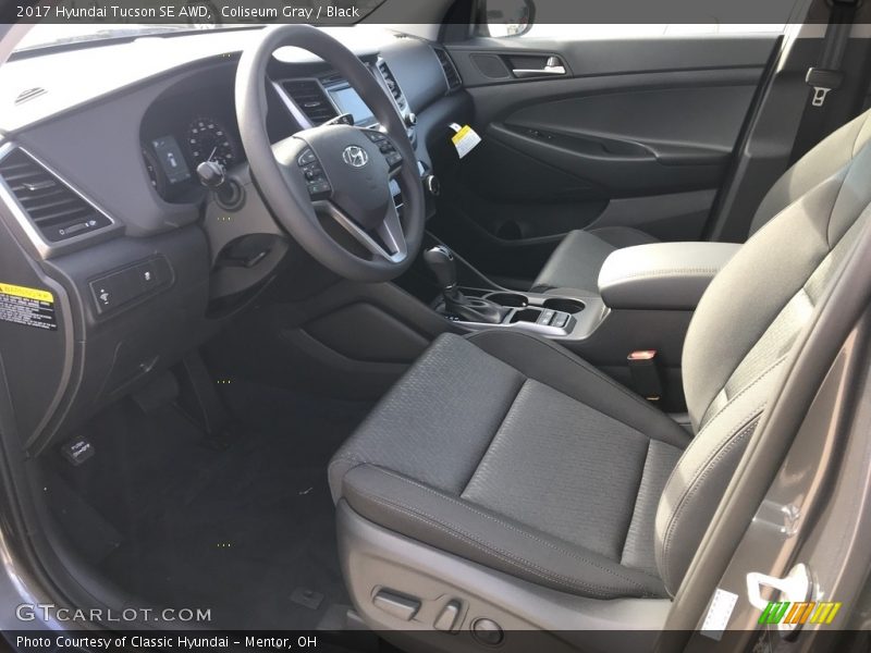Coliseum Gray / Black 2017 Hyundai Tucson SE AWD
