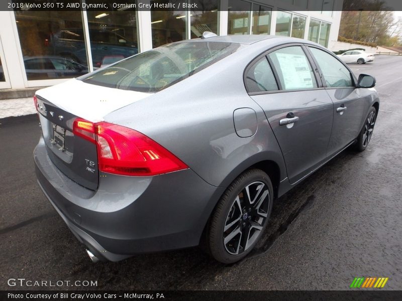 Osmium Grey Metallic / Black 2018 Volvo S60 T5 AWD Dynamic