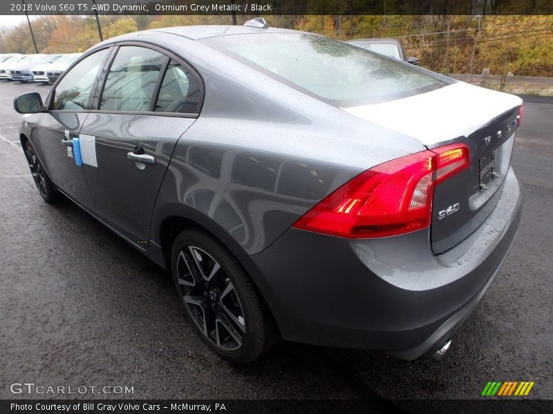 Osmium Grey Metallic / Black 2018 Volvo S60 T5 AWD Dynamic