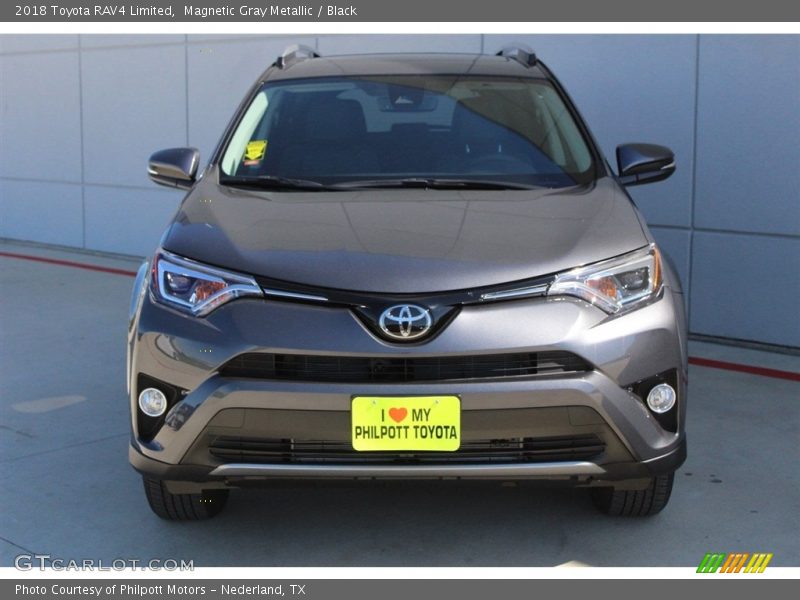 Magnetic Gray Metallic / Black 2018 Toyota RAV4 Limited