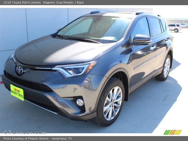 Magnetic Gray Metallic / Black 2018 Toyota RAV4 Limited