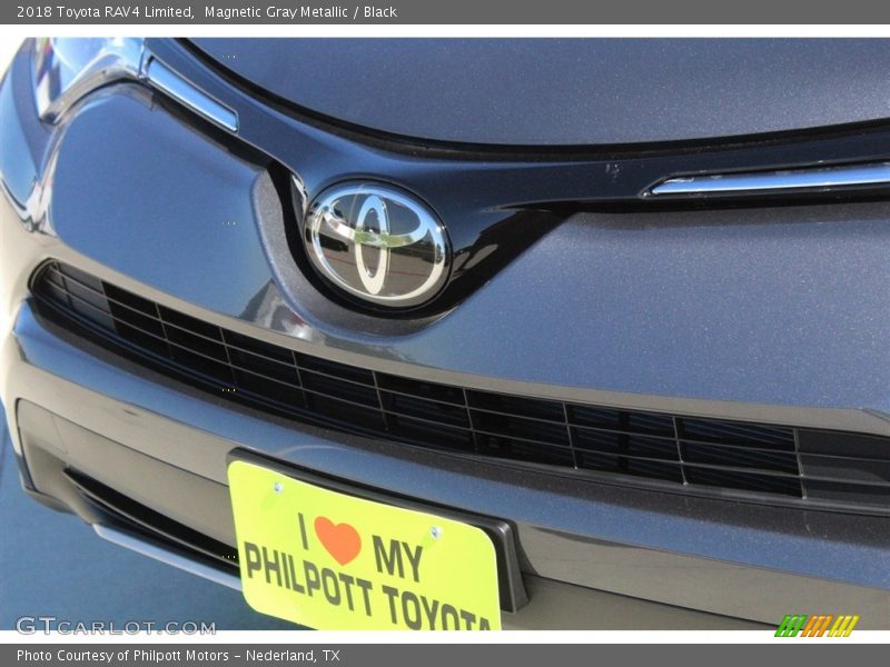 Magnetic Gray Metallic / Black 2018 Toyota RAV4 Limited