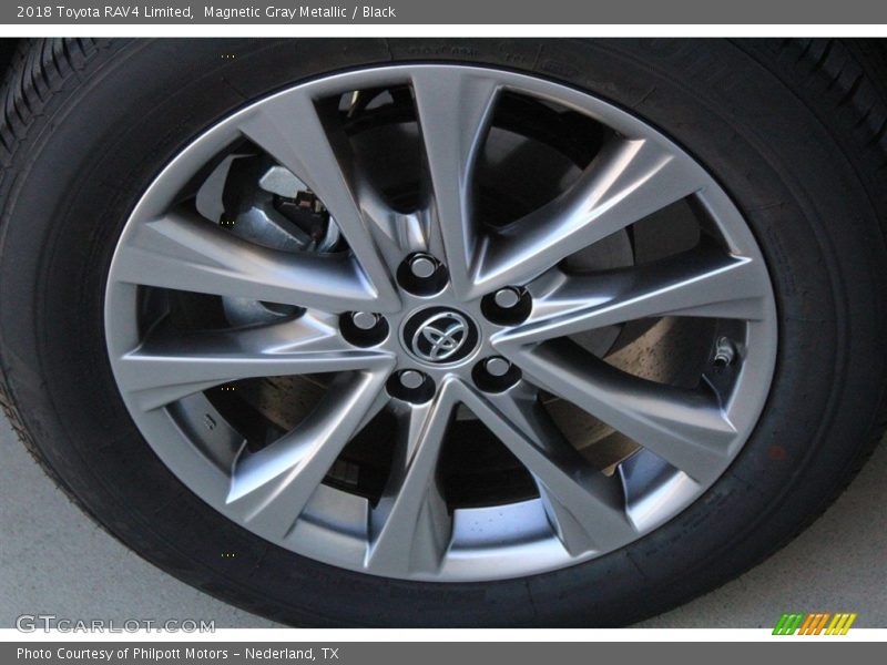 Magnetic Gray Metallic / Black 2018 Toyota RAV4 Limited