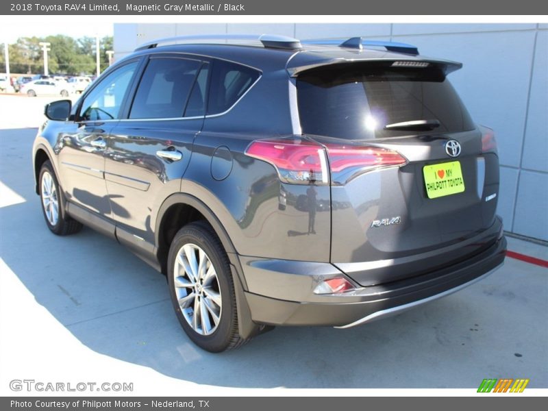 Magnetic Gray Metallic / Black 2018 Toyota RAV4 Limited