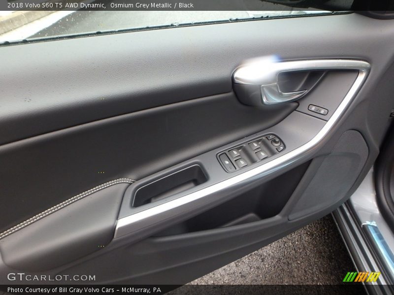 Osmium Grey Metallic / Black 2018 Volvo S60 T5 AWD Dynamic