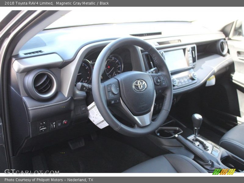 Magnetic Gray Metallic / Black 2018 Toyota RAV4 Limited