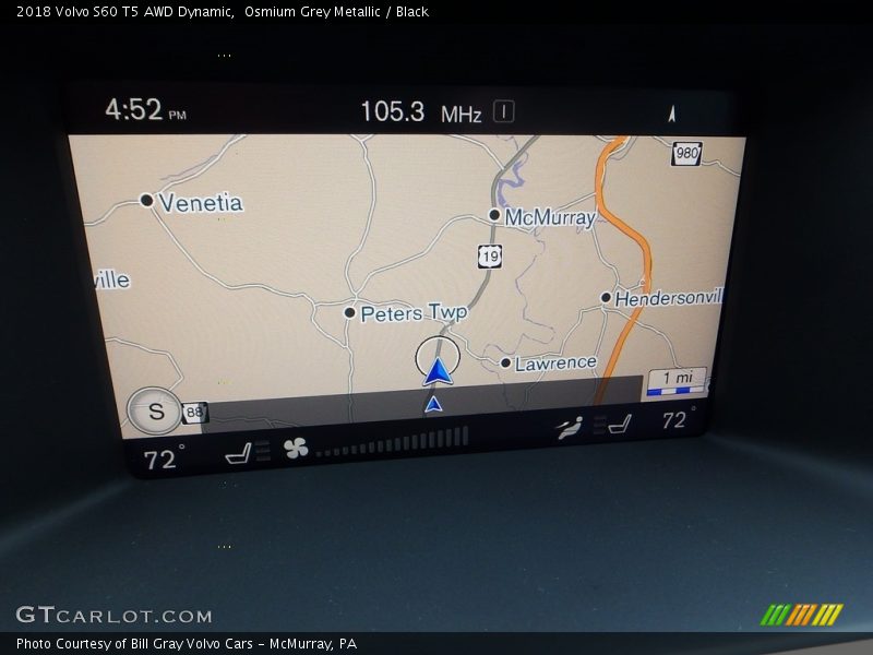 Navigation of 2018 S60 T5 AWD Dynamic