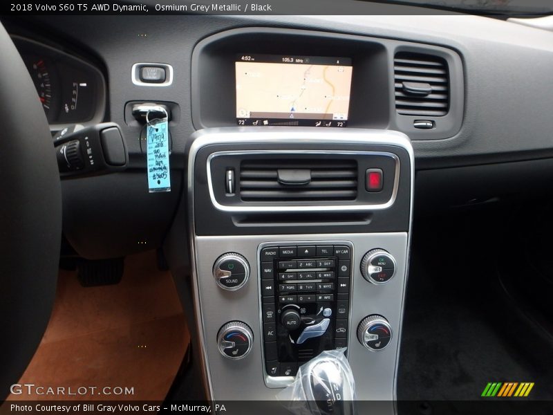 Controls of 2018 S60 T5 AWD Dynamic