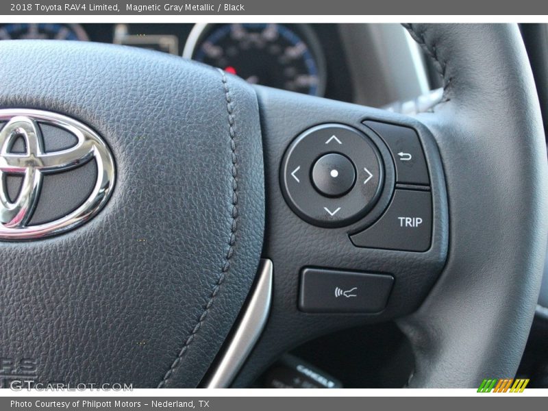 Magnetic Gray Metallic / Black 2018 Toyota RAV4 Limited