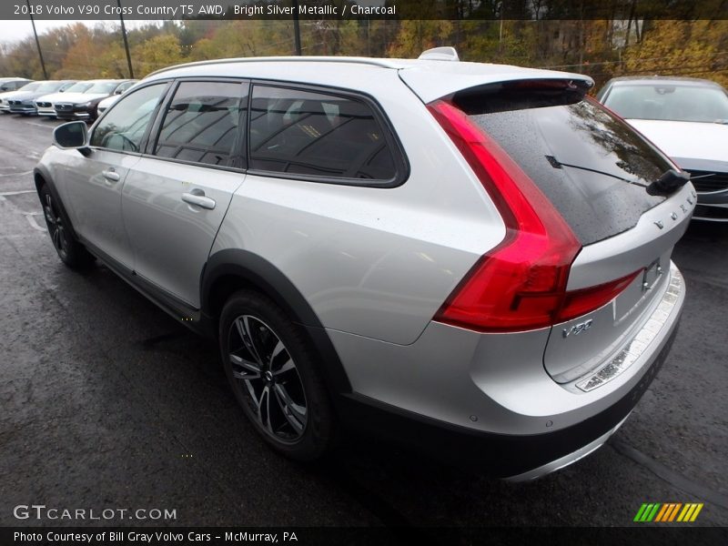 Bright Silver Metallic / Charcoal 2018 Volvo V90 Cross Country T5 AWD
