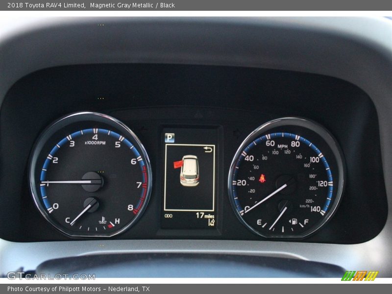 Magnetic Gray Metallic / Black 2018 Toyota RAV4 Limited