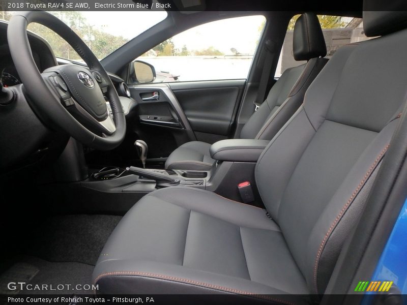 Front Seat of 2018 RAV4 SE AWD