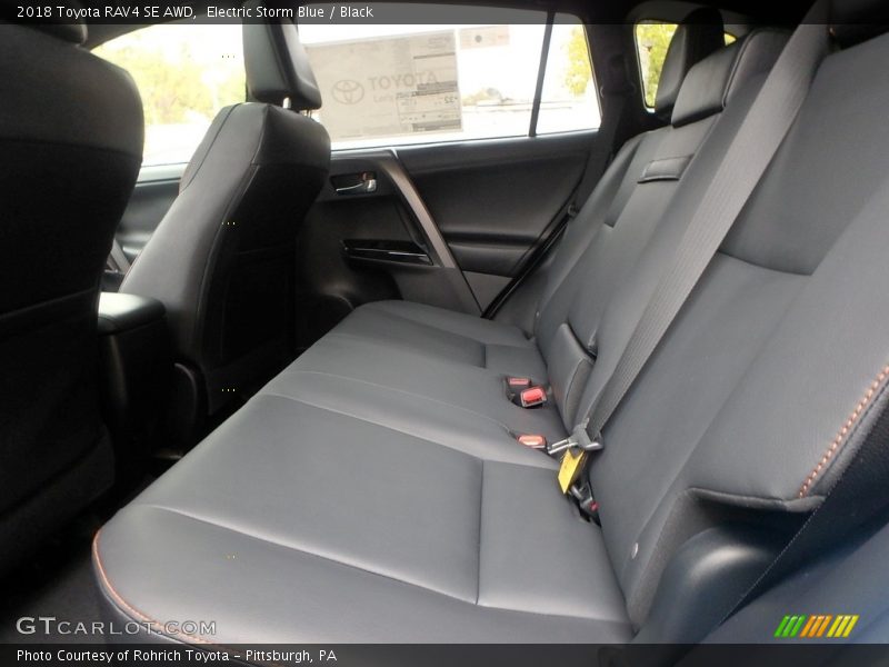 Rear Seat of 2018 RAV4 SE AWD