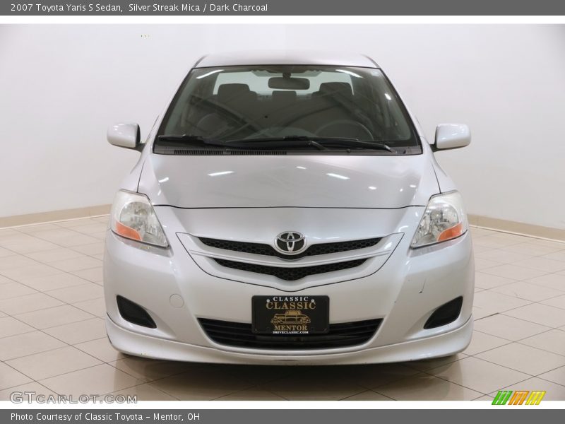 Silver Streak Mica / Dark Charcoal 2007 Toyota Yaris S Sedan