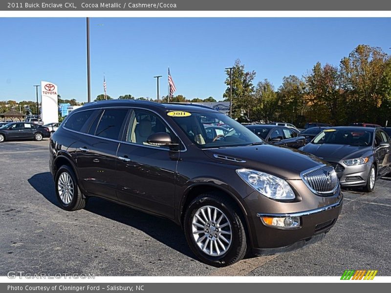 Cocoa Metallic / Cashmere/Cocoa 2011 Buick Enclave CXL