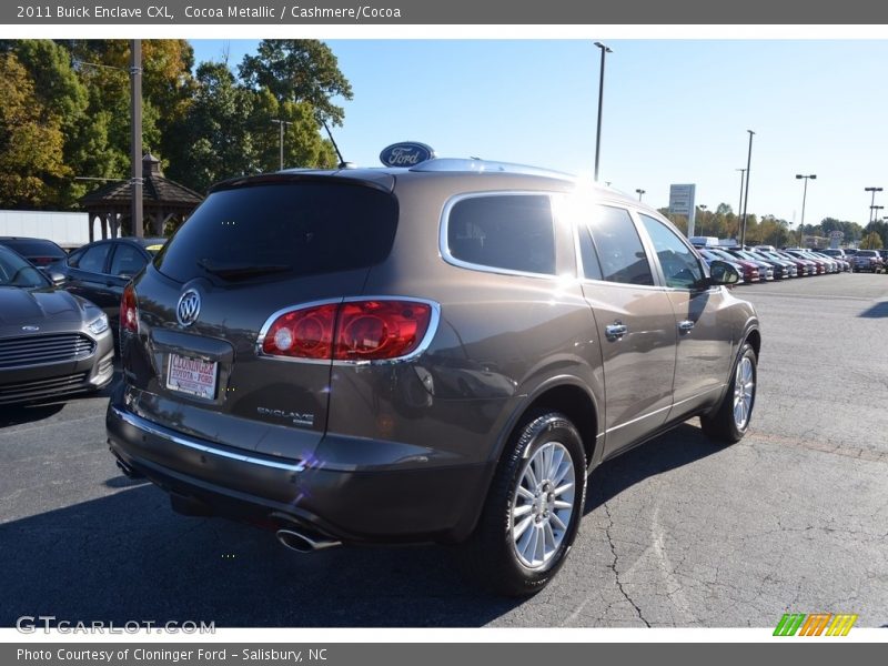 Cocoa Metallic / Cashmere/Cocoa 2011 Buick Enclave CXL
