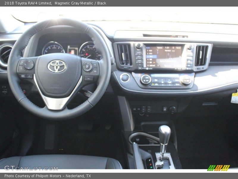 Magnetic Gray Metallic / Black 2018 Toyota RAV4 Limited