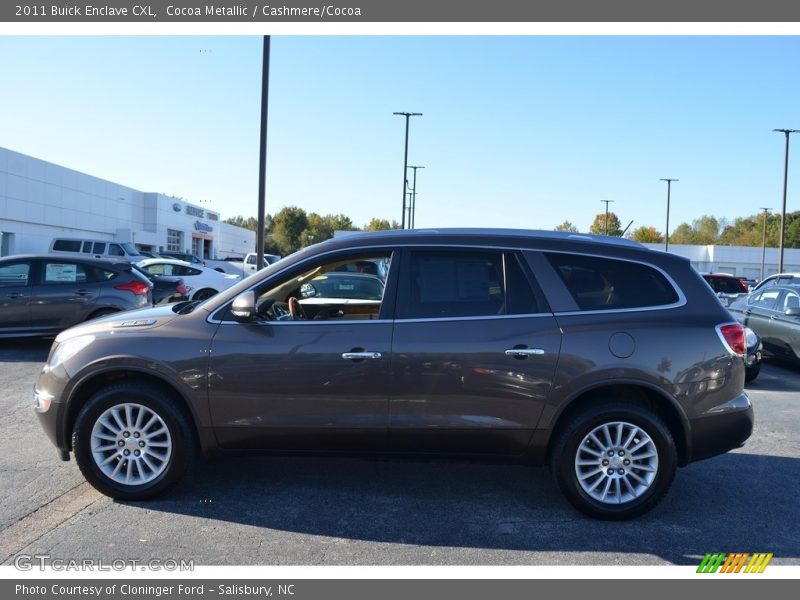 Cocoa Metallic / Cashmere/Cocoa 2011 Buick Enclave CXL