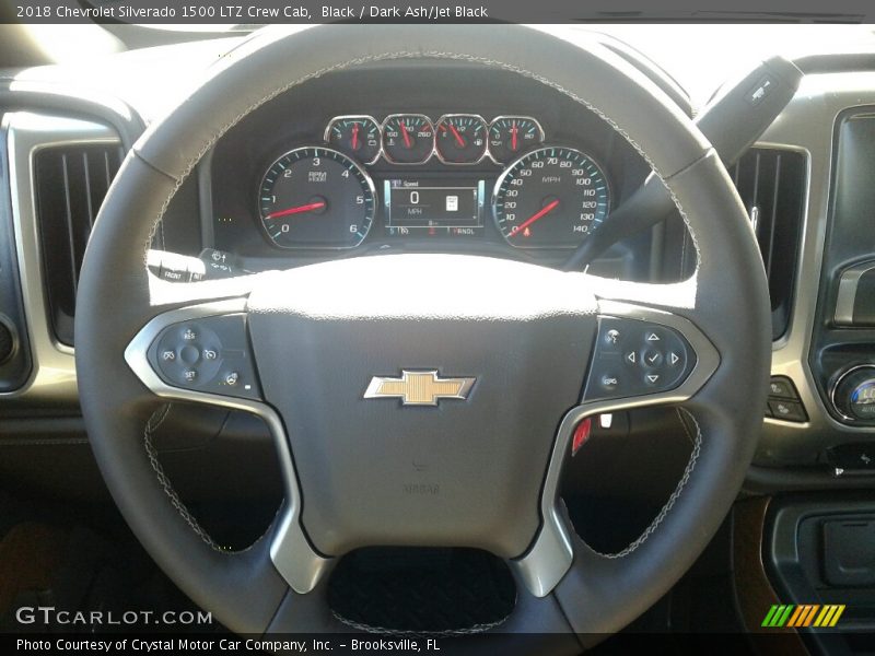 Black / Dark Ash/Jet Black 2018 Chevrolet Silverado 1500 LTZ Crew Cab