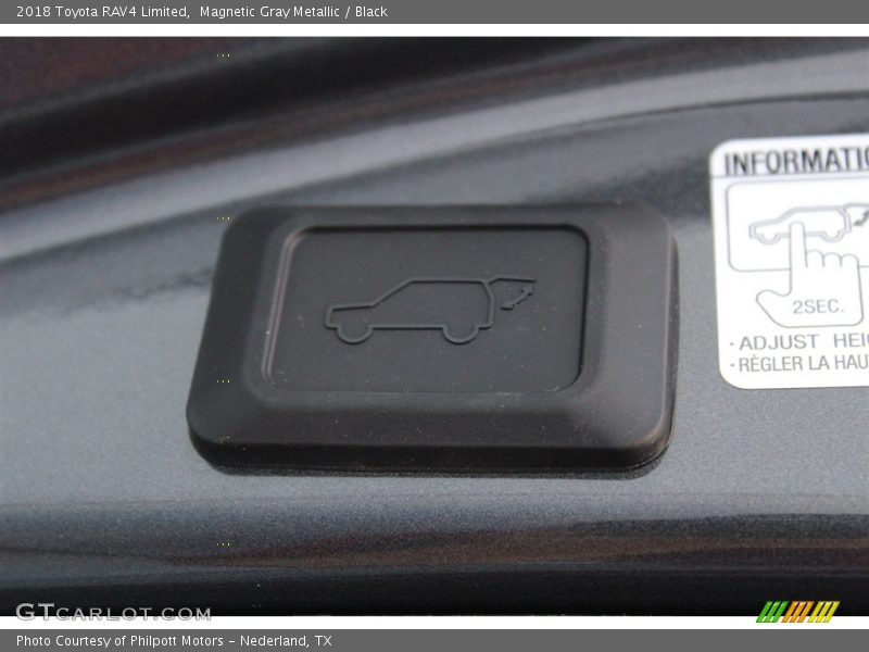 Magnetic Gray Metallic / Black 2018 Toyota RAV4 Limited