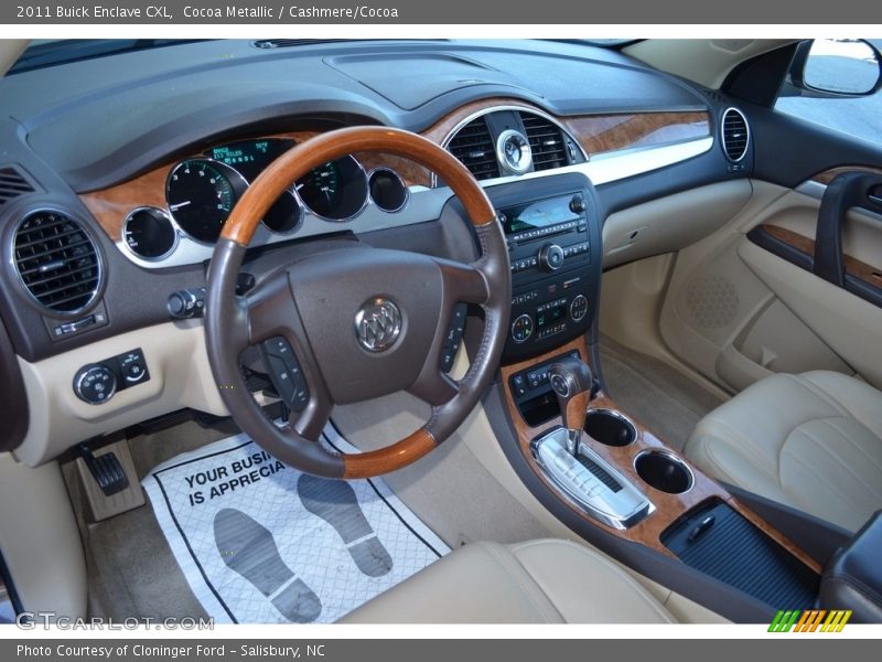 Cocoa Metallic / Cashmere/Cocoa 2011 Buick Enclave CXL