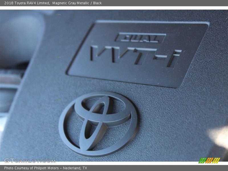 Magnetic Gray Metallic / Black 2018 Toyota RAV4 Limited