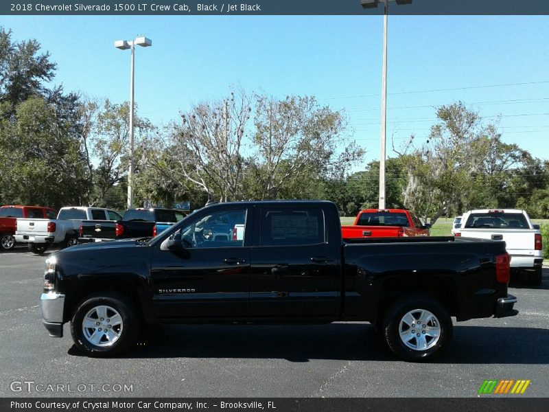 Black / Jet Black 2018 Chevrolet Silverado 1500 LT Crew Cab