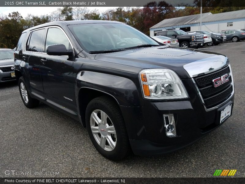 Carbon Black Metallic / Jet Black 2015 GMC Terrain SLE