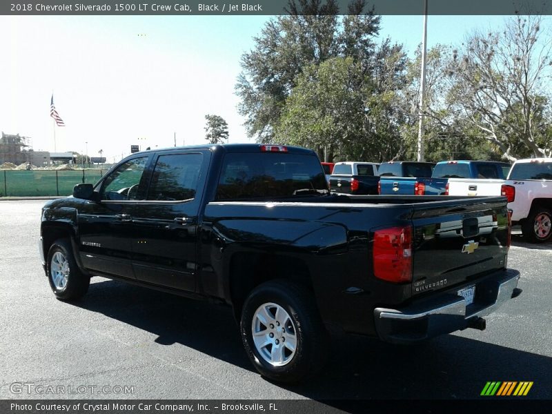 Black / Jet Black 2018 Chevrolet Silverado 1500 LT Crew Cab