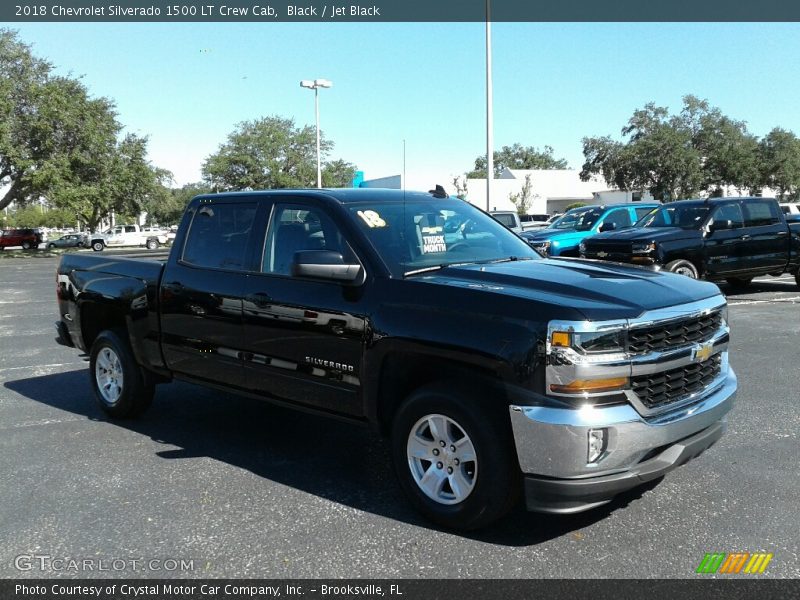 Black / Jet Black 2018 Chevrolet Silverado 1500 LT Crew Cab