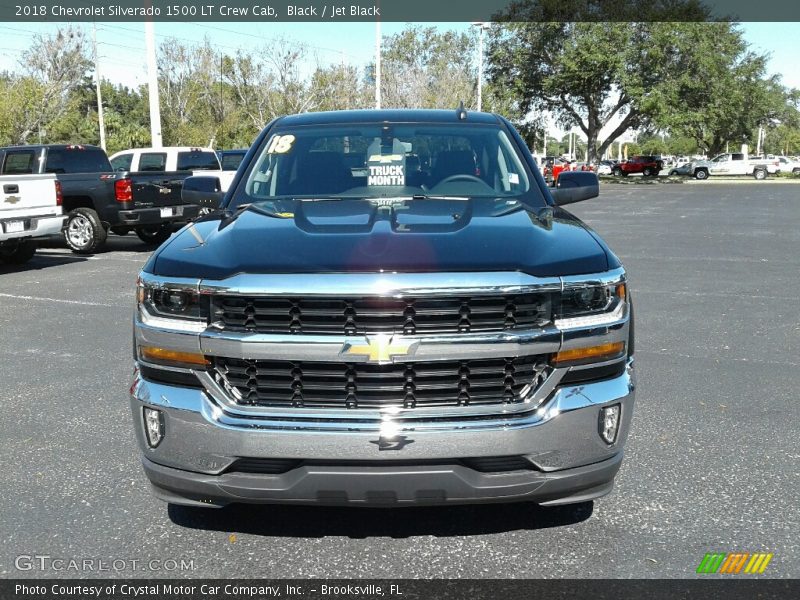 Black / Jet Black 2018 Chevrolet Silverado 1500 LT Crew Cab