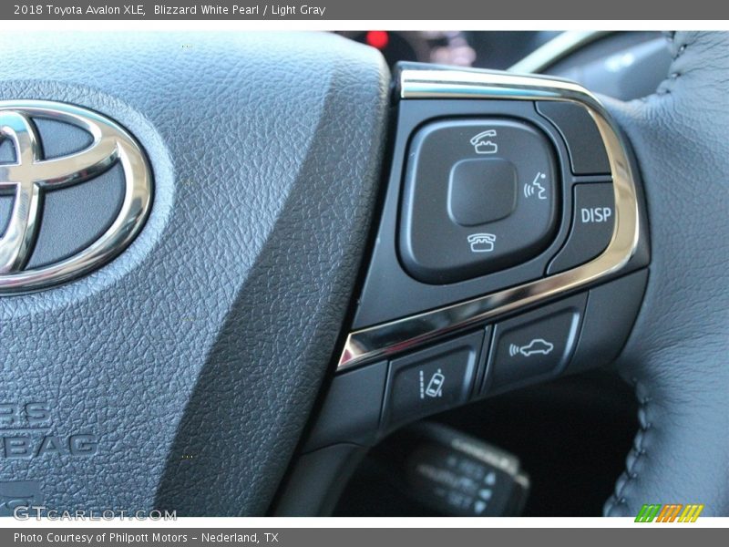 Blizzard White Pearl / Light Gray 2018 Toyota Avalon XLE