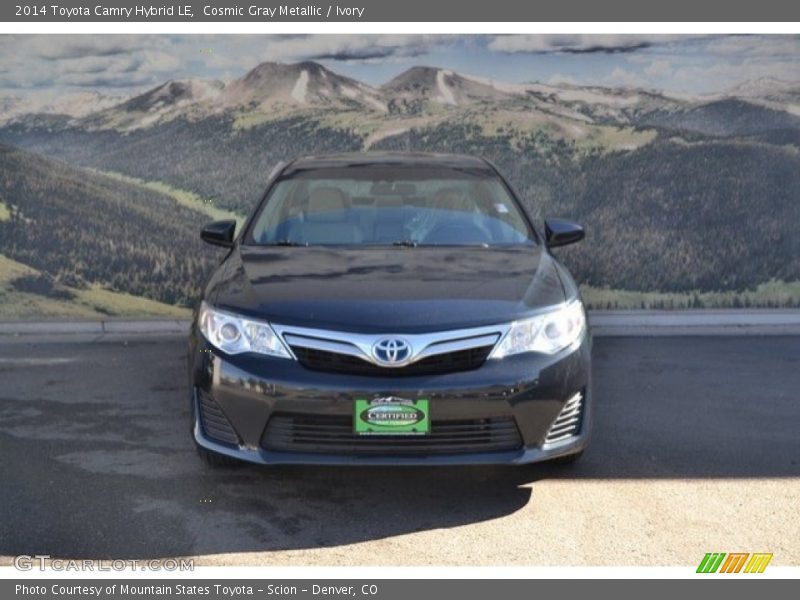 Cosmic Gray Metallic / Ivory 2014 Toyota Camry Hybrid LE