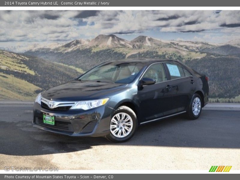 Cosmic Gray Metallic / Ivory 2014 Toyota Camry Hybrid LE