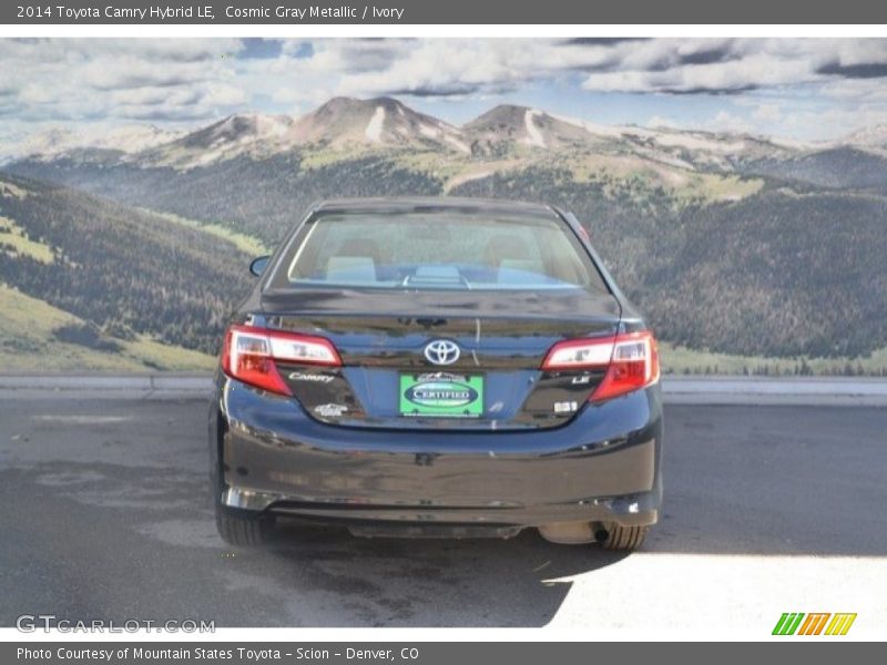Cosmic Gray Metallic / Ivory 2014 Toyota Camry Hybrid LE