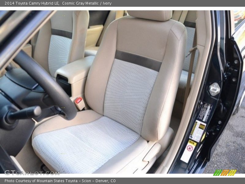 Cosmic Gray Metallic / Ivory 2014 Toyota Camry Hybrid LE