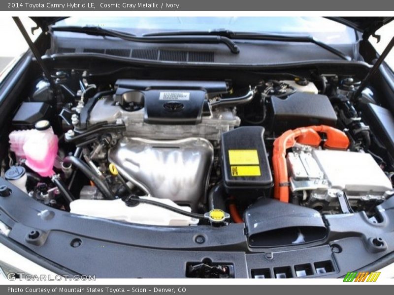 Cosmic Gray Metallic / Ivory 2014 Toyota Camry Hybrid LE
