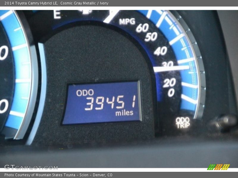 Cosmic Gray Metallic / Ivory 2014 Toyota Camry Hybrid LE