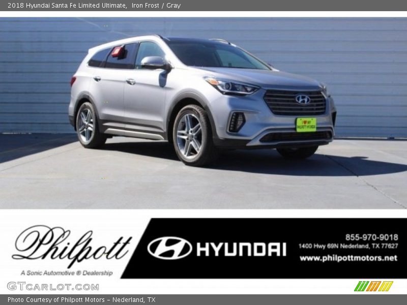 Iron Frost / Gray 2018 Hyundai Santa Fe Limited Ultimate