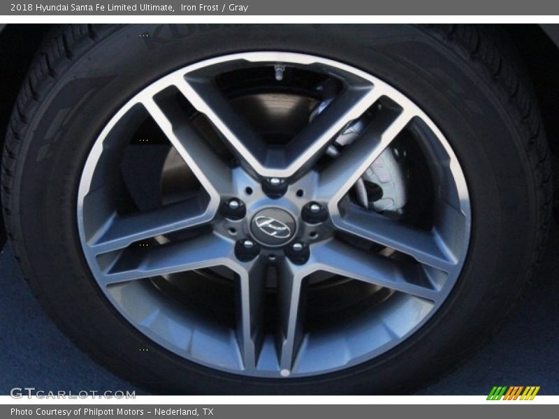 Iron Frost / Gray 2018 Hyundai Santa Fe Limited Ultimate