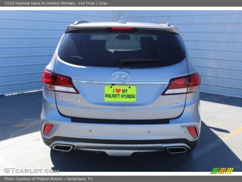 Iron Frost / Gray 2018 Hyundai Santa Fe Limited Ultimate