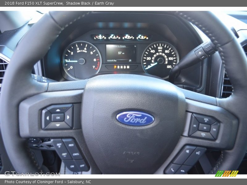 Shadow Black / Earth Gray 2018 Ford F150 XLT SuperCrew