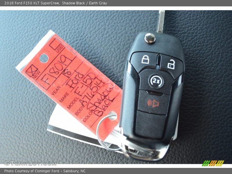 Shadow Black / Earth Gray 2018 Ford F150 XLT SuperCrew