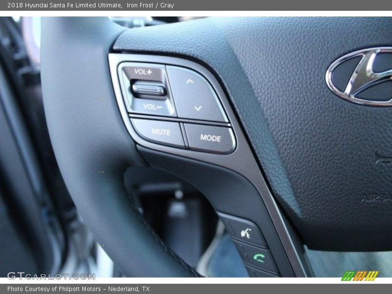 Iron Frost / Gray 2018 Hyundai Santa Fe Limited Ultimate