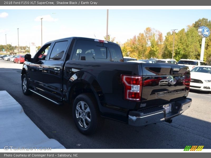 Shadow Black / Earth Gray 2018 Ford F150 XLT SuperCrew