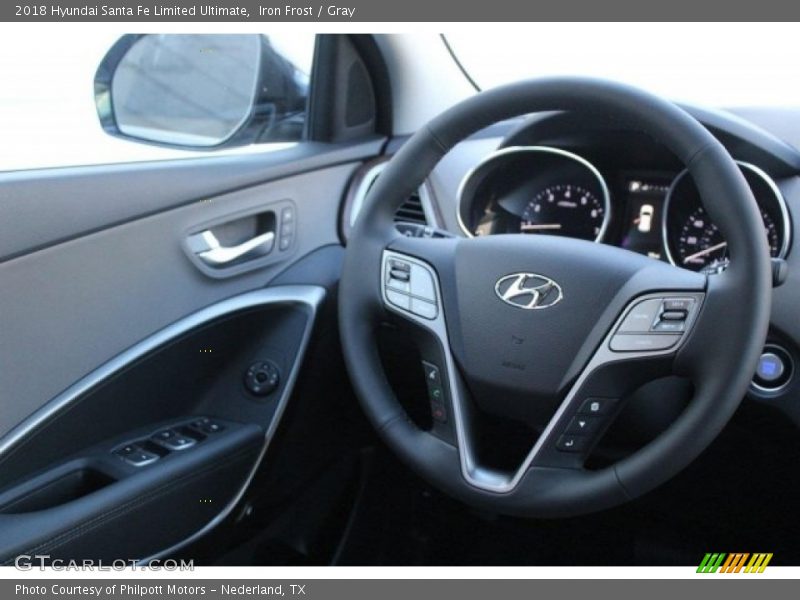 Iron Frost / Gray 2018 Hyundai Santa Fe Limited Ultimate